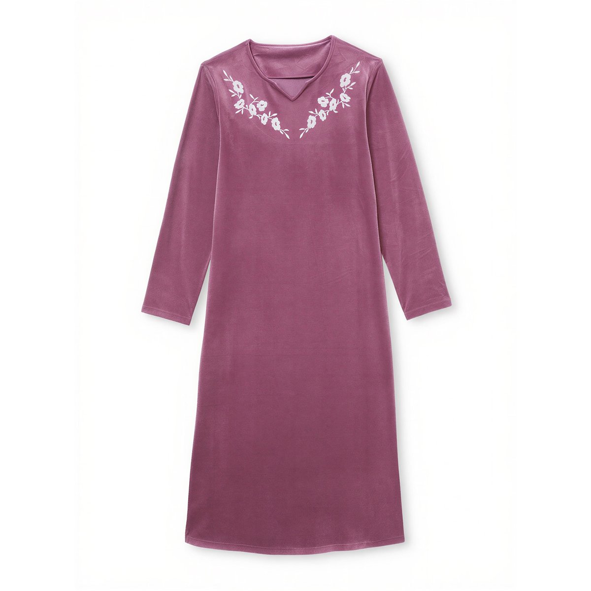 Robe d'hôtesse maille velours rose, DAXON