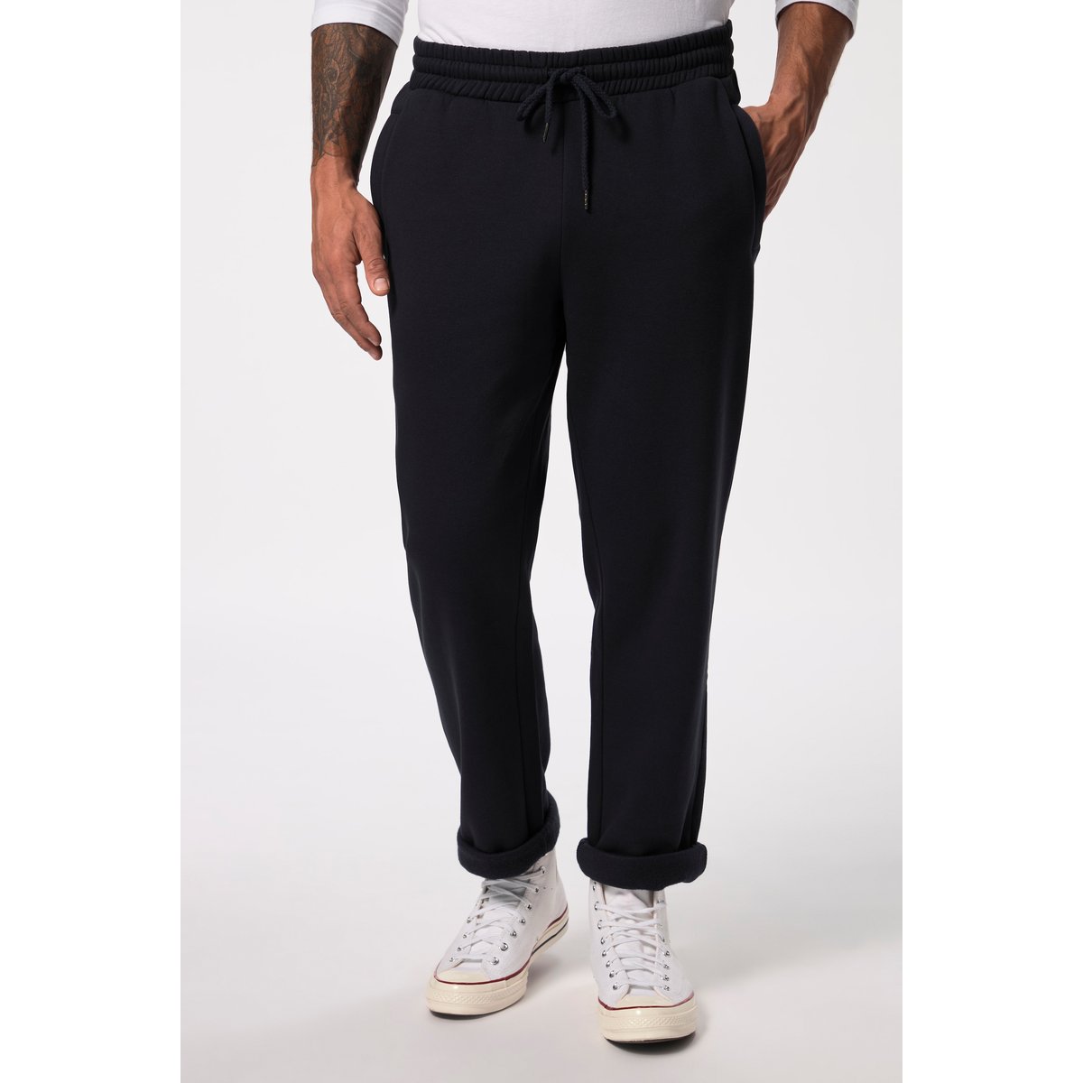 Pantalon de jogging, coupe Basic Fit marine foncé, JP1880