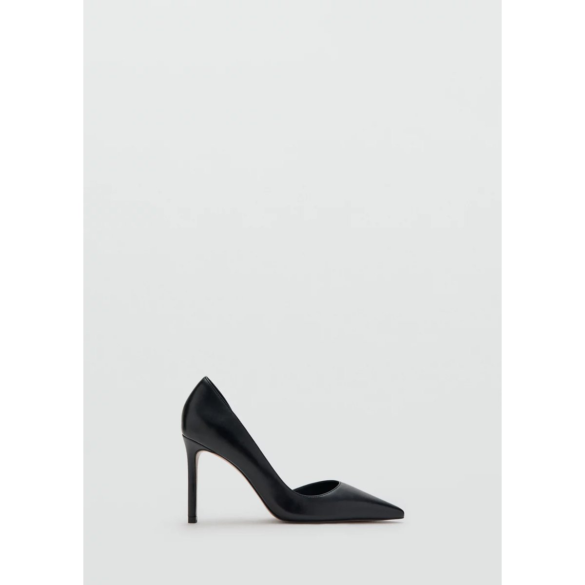 Chaussures talon asymétriques noir, MANGO