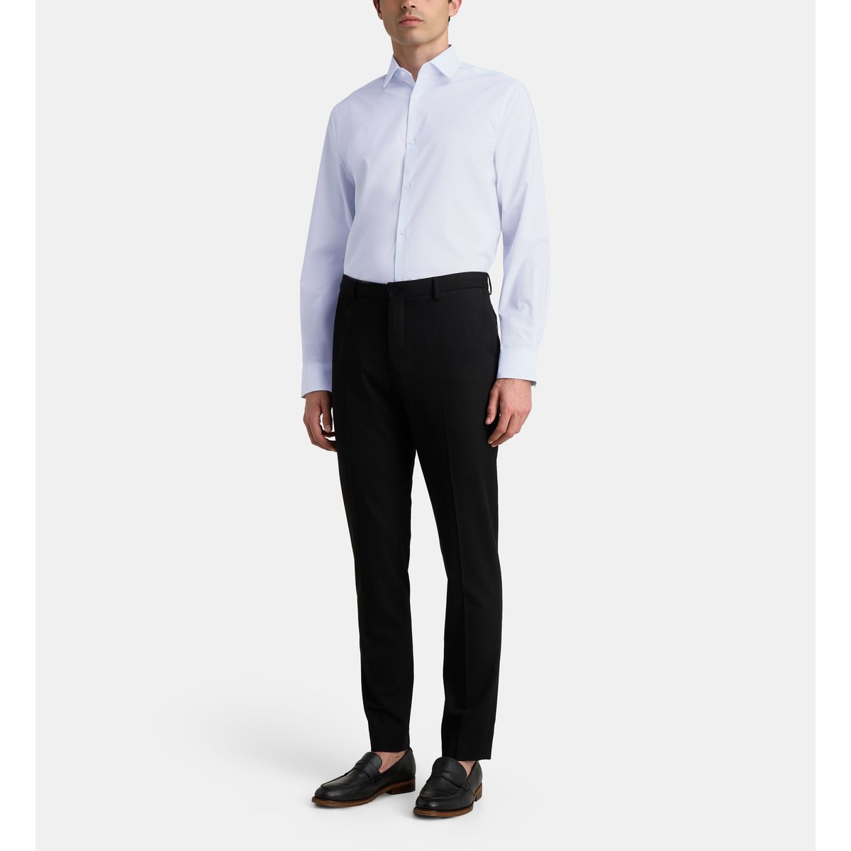Chemise droite htakk à rayures bleu, GALERIES LAFAYETTE