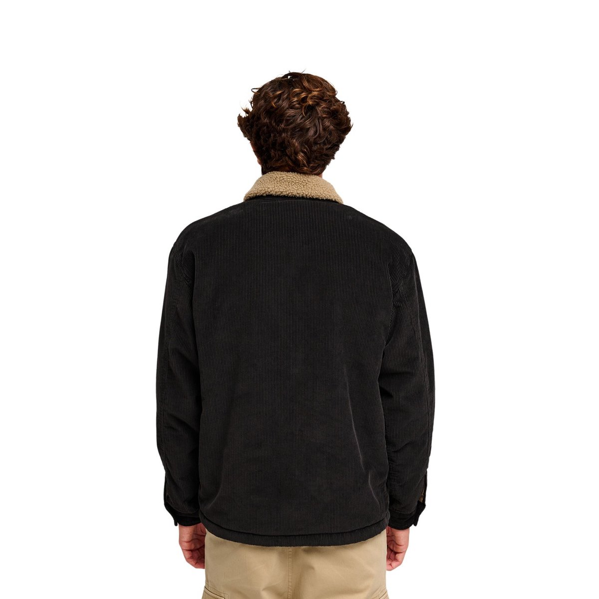 Veste Harrington DNA SHERPA HARRINGTON noir tarmac, QUIKSILVER