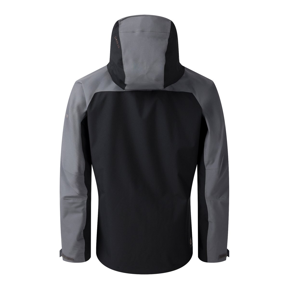 Veste imperméable à capuche TORREK gris foncé / noir, DARE 2B
