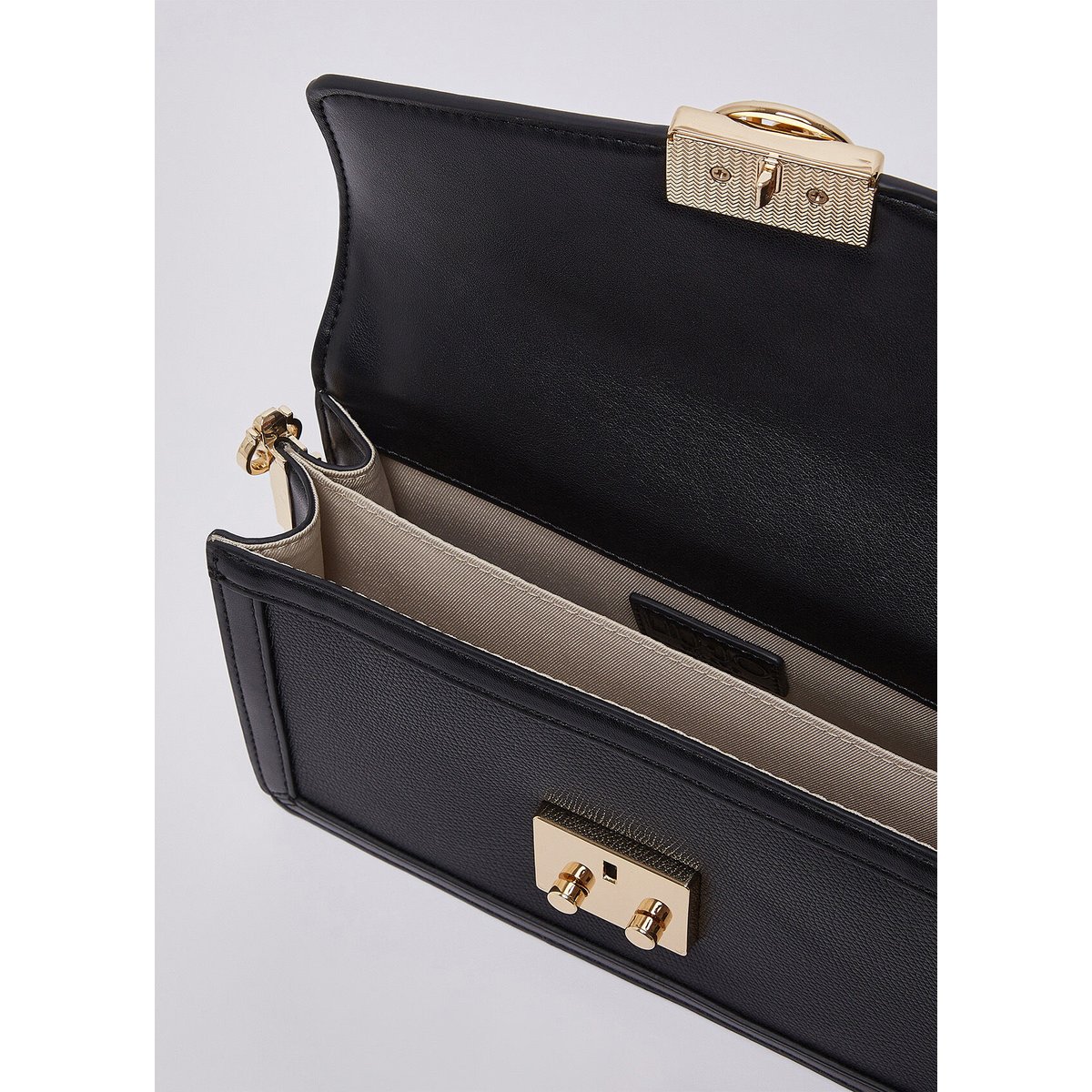 Sac bandoulière format petit noir, LIU JO