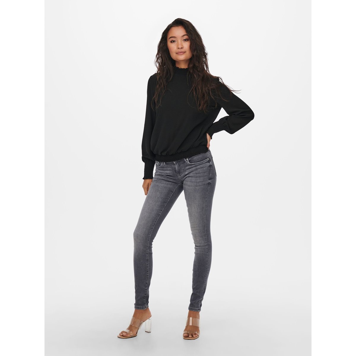 Jean Skinny grey denim, ONLY