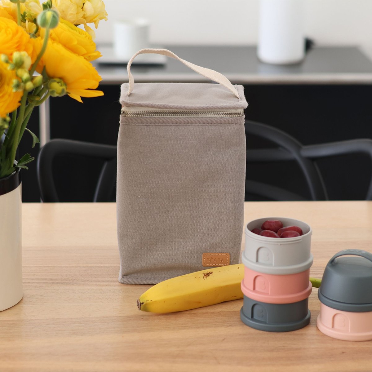 Sac isotherme gris perle, BEABA