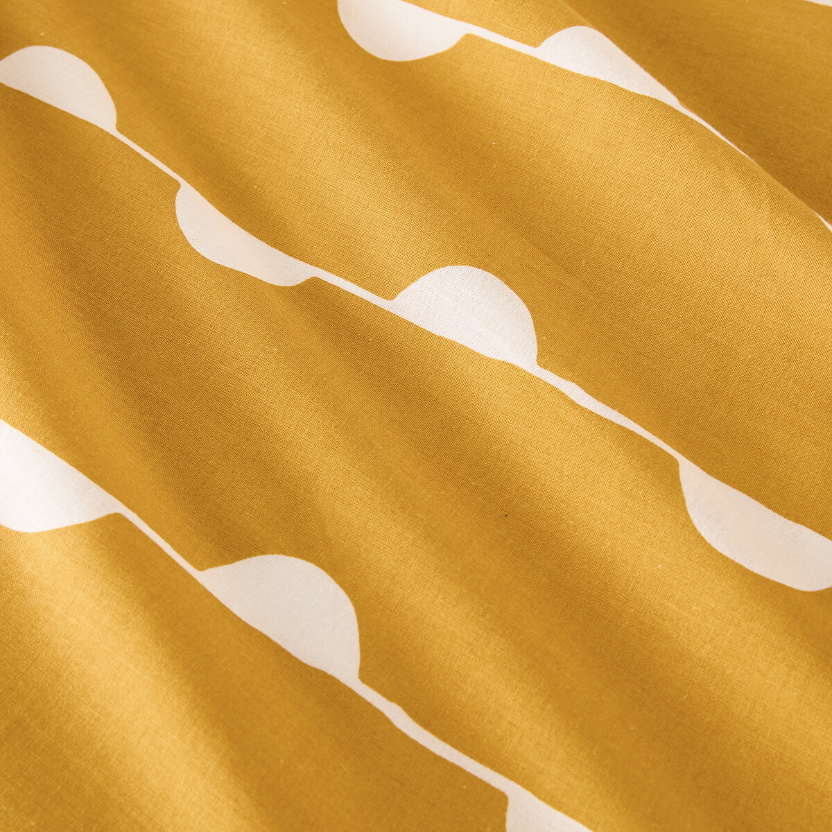 Taie oreiller pur coton, Irun imprimé jaune/vert, LA REDOUTE INTERIEURS