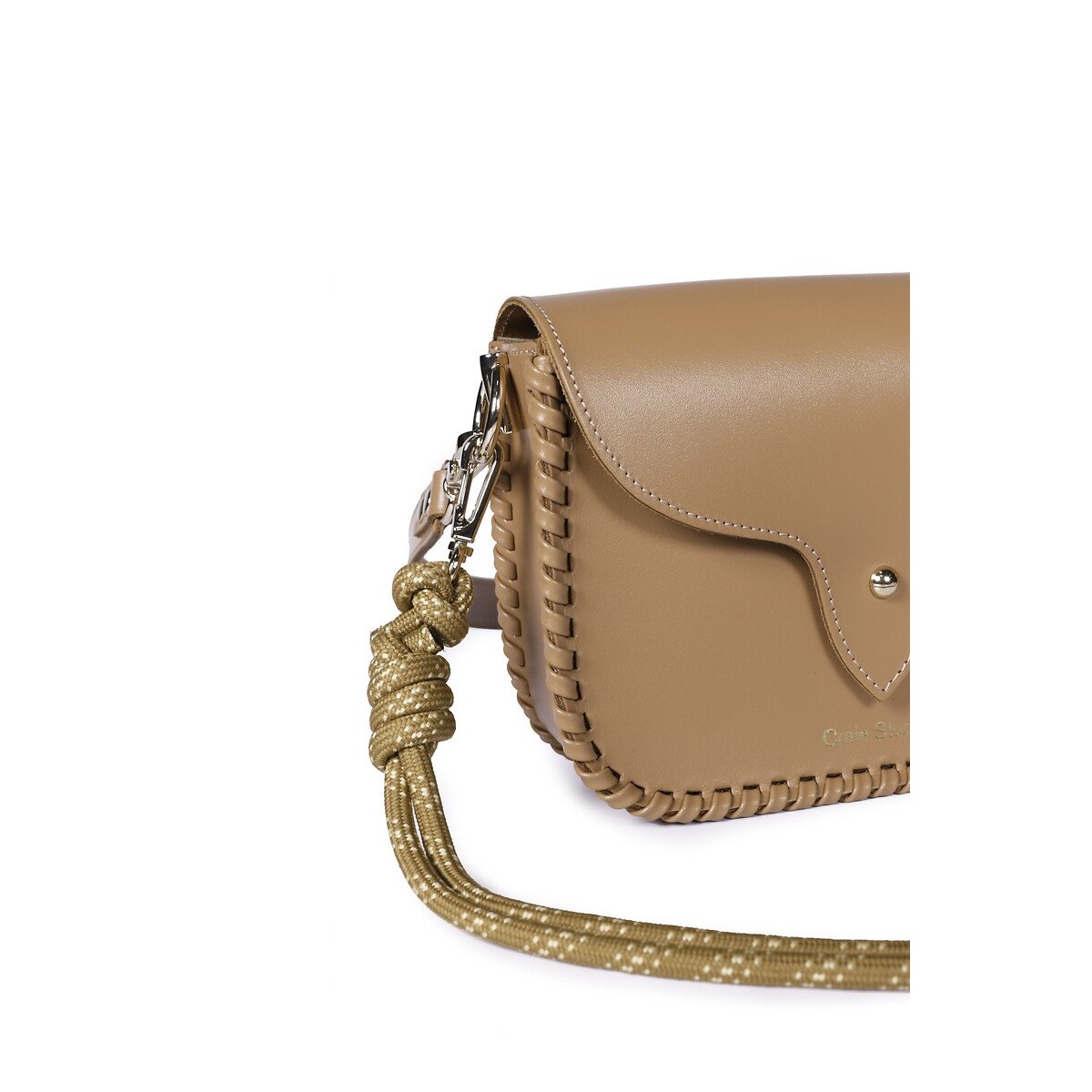 West Leather Shoulder Bag mocha, CRAIE STUDIO