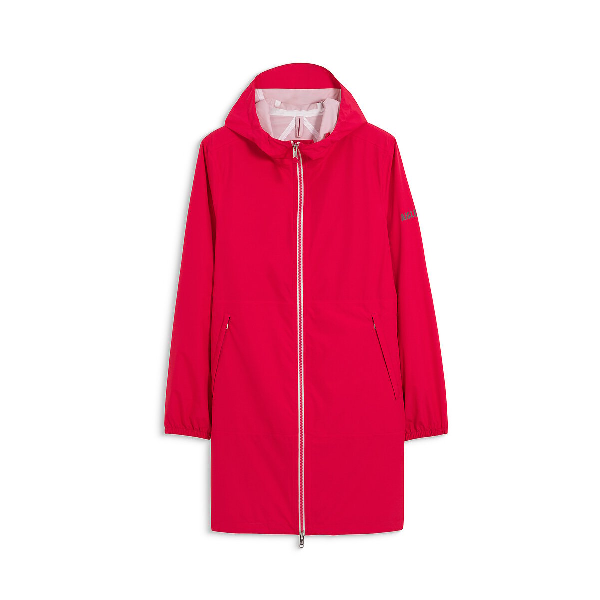 Parka mi-longue imperméable, compactable framboise, AIGLE