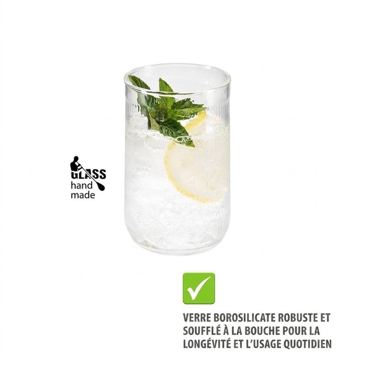 Verre à eau LINOA, 330 ml, 2 pièces transparent, GEFU