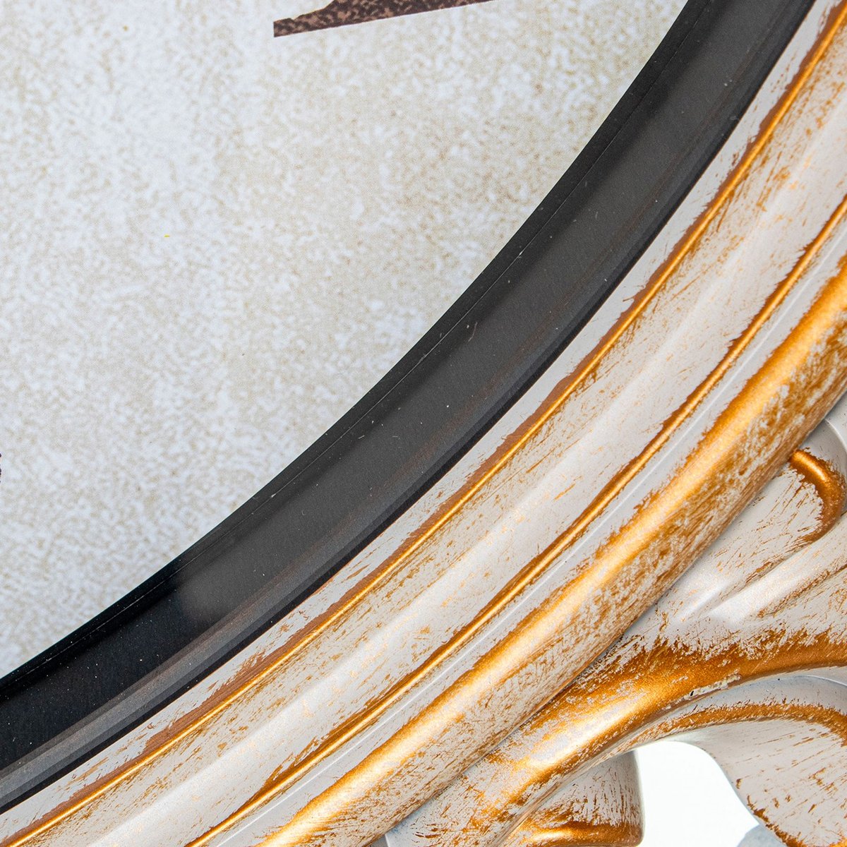 Grande horloge murale dorée 68x68x6.5cm doré, WADIGA