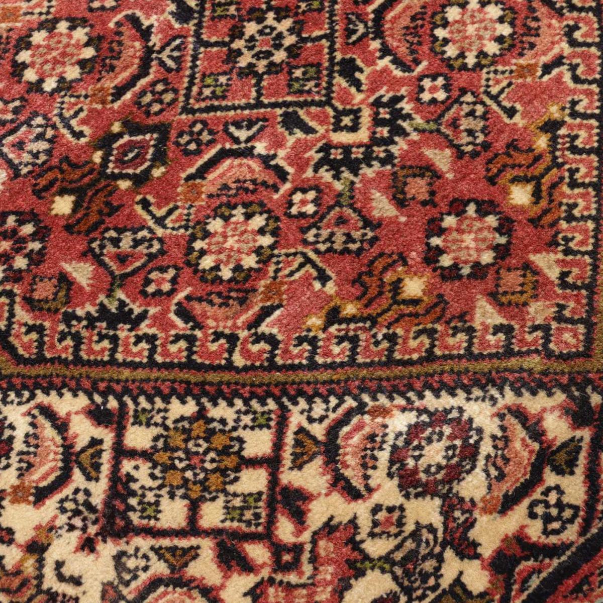 Tapis d'orient, motif oriental noué main, authentique BIDJAR 1 rouge, beige, UN AMOUR DE TAPIS