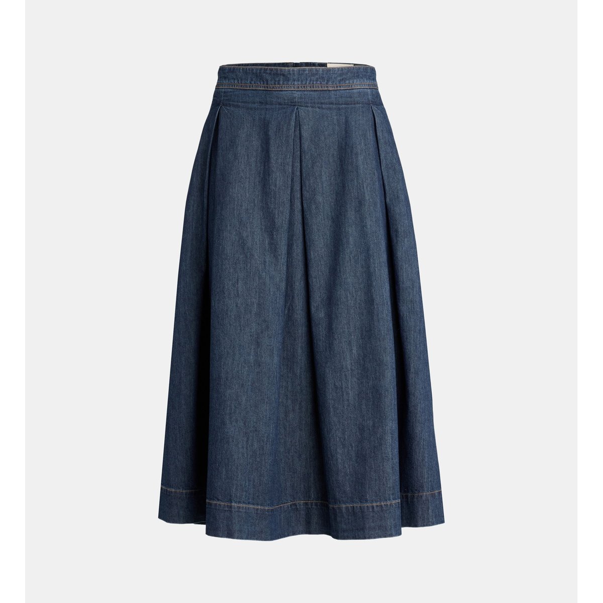 Jupe évasée onyx coton denim bleu foncé, JODHPUR