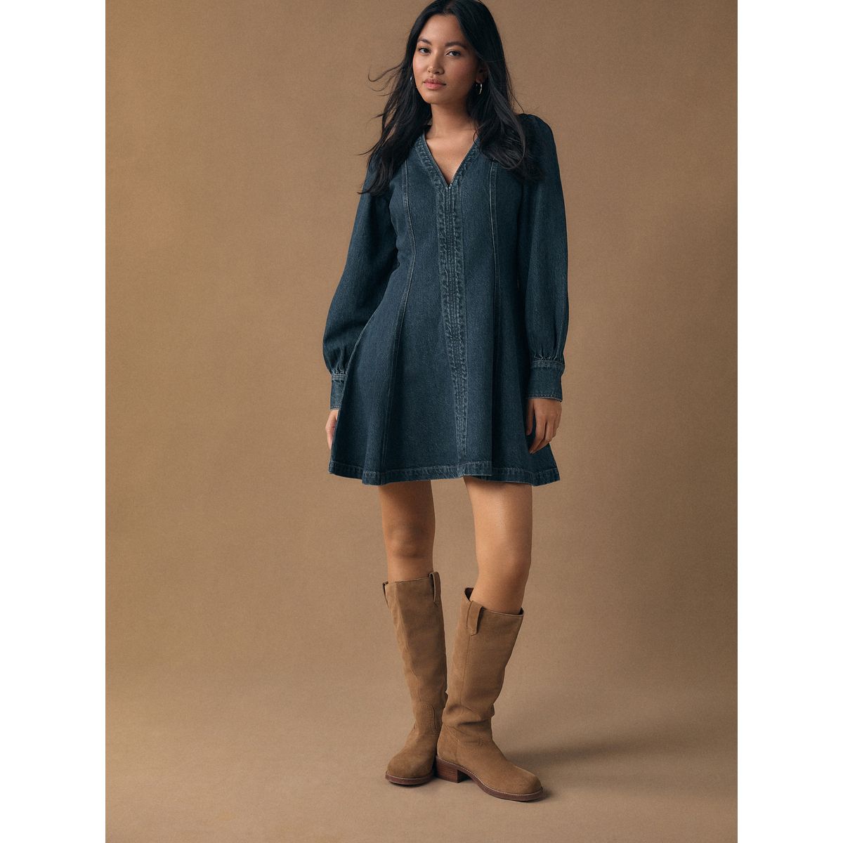 Bottes à enfiler forever comfort® tan brown suede, NEXT