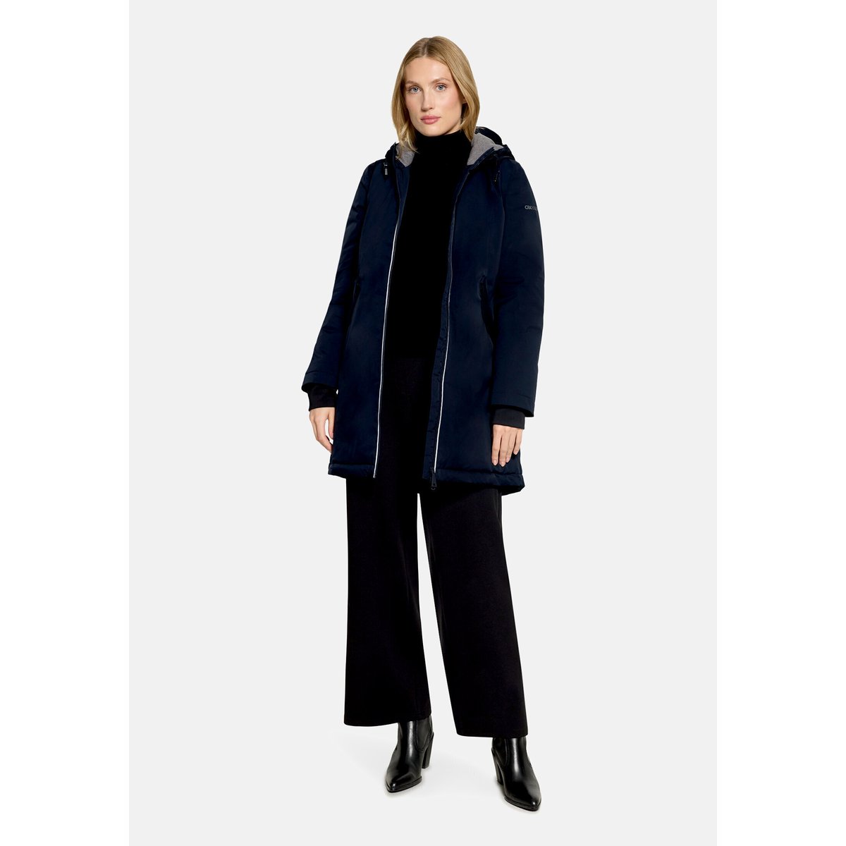 Veste outdoor à capuche bleu foncé, BETTY BARCLAY