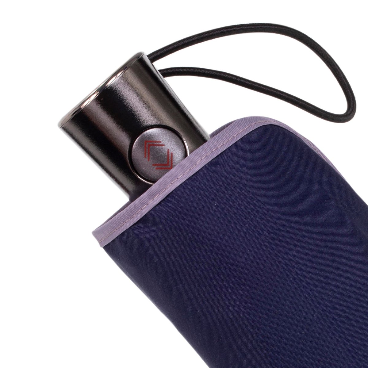 Parapluie bleu marine liseré foncé, ISOTONER