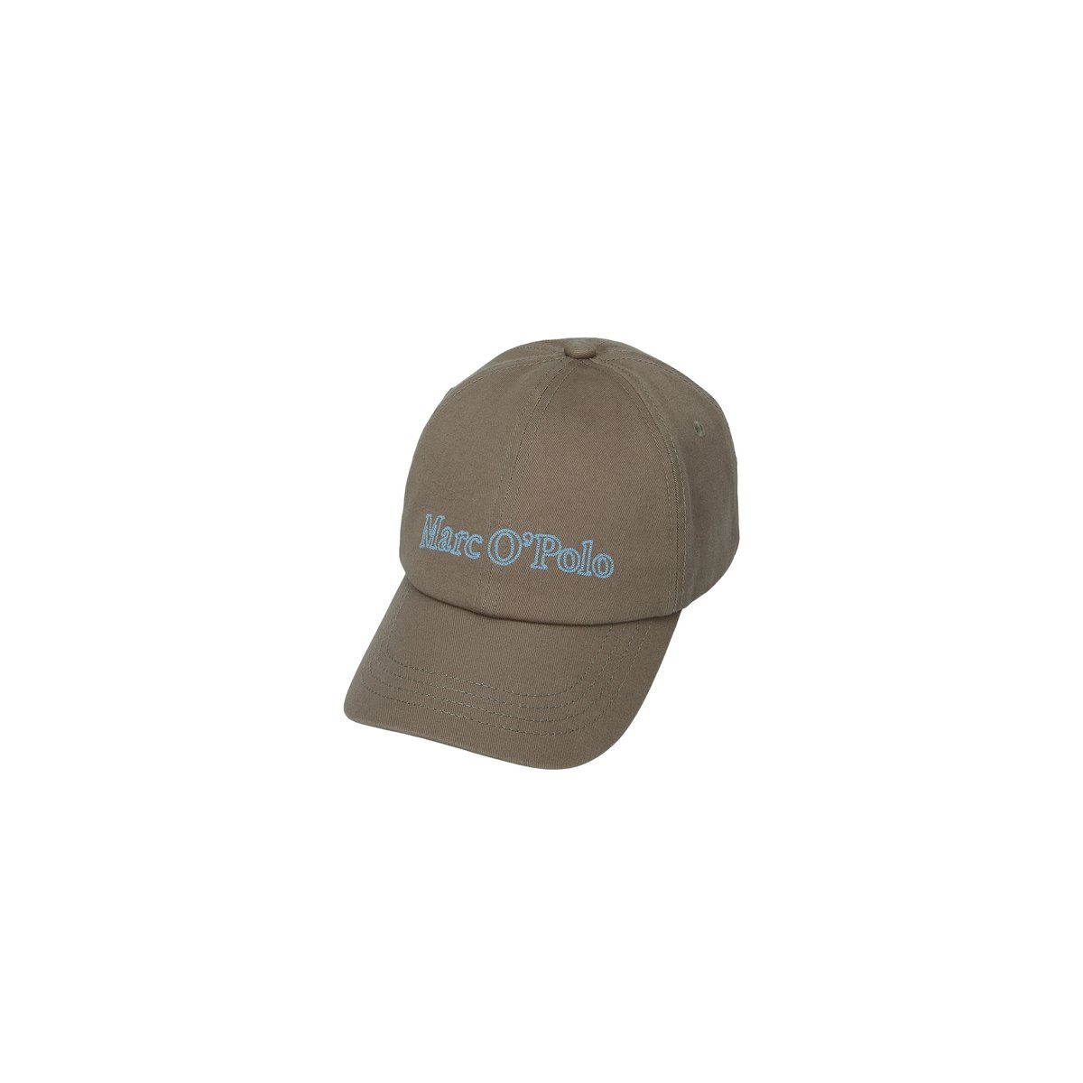 Casquette en twill de coton bio de haute qualité marron, MARC O'POLO