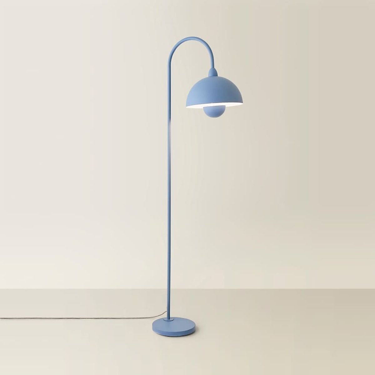 Tiffany Arched Dome Metal Floor Lamp blue, SO'HOME