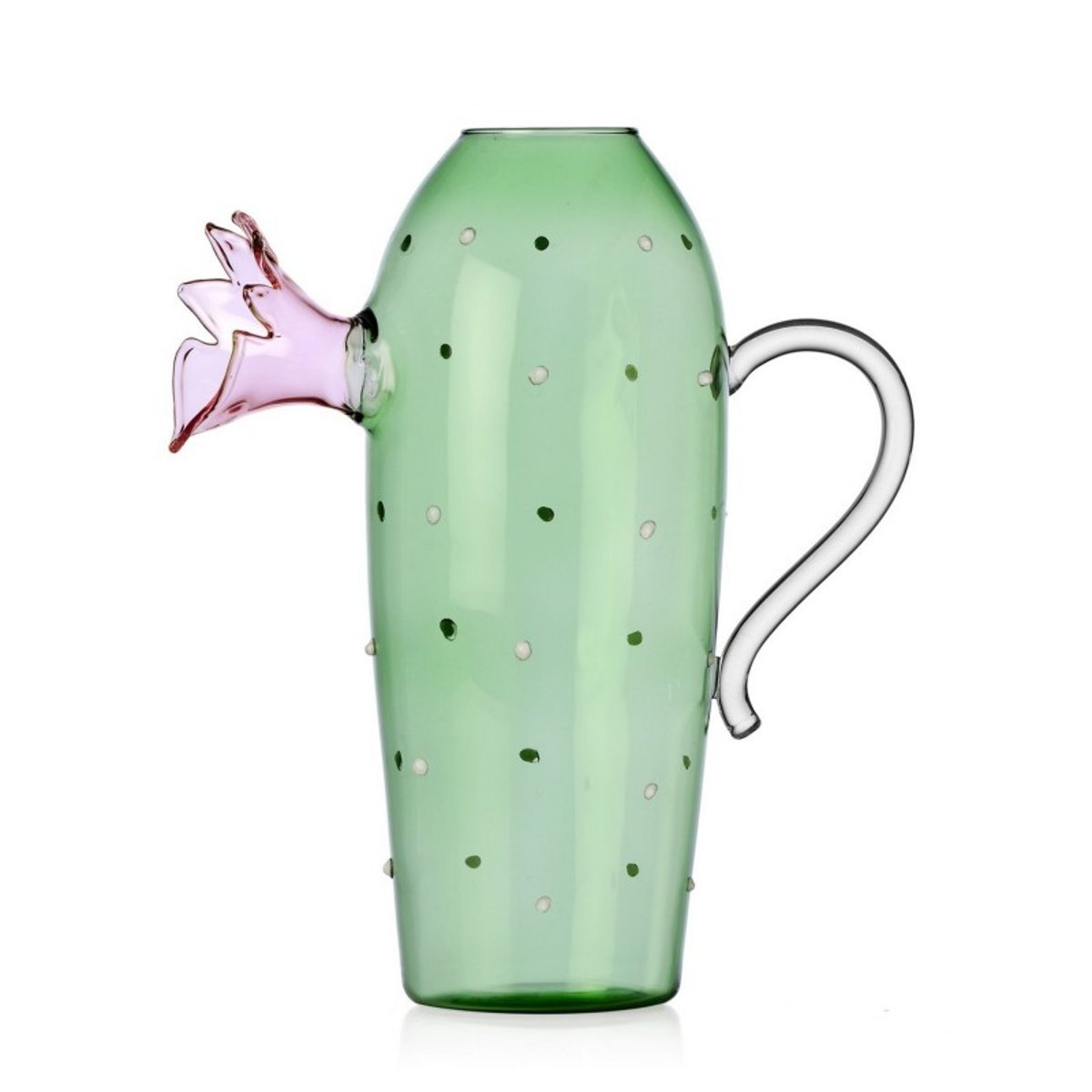 Carafe à eau verre design cactus DESERT PLANTS vert, ICHENDORF