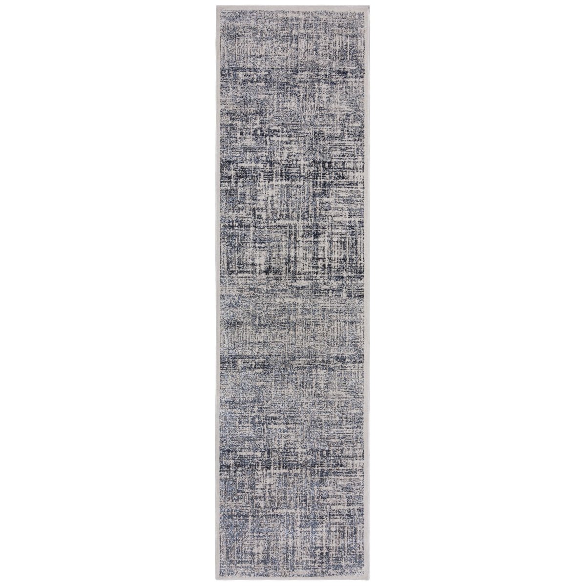 Tapis de couloir moderne ECHO bleu, NOVATREND