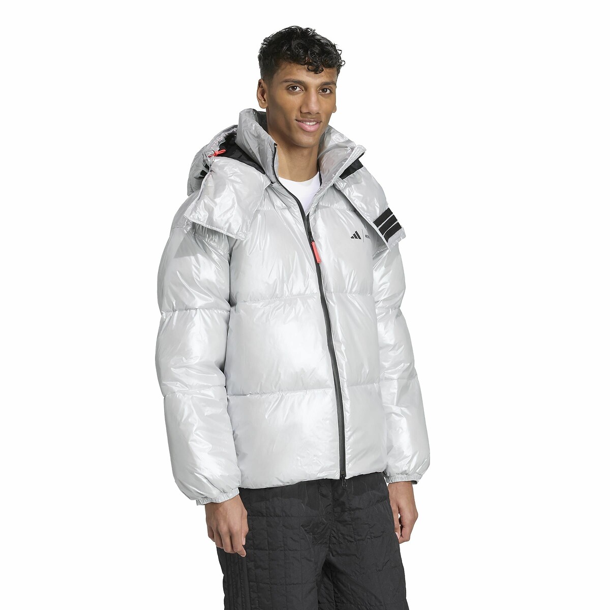 Doudoune à capuche Adidas et Moonboot gris, ADIDAS SPORTSWEAR
