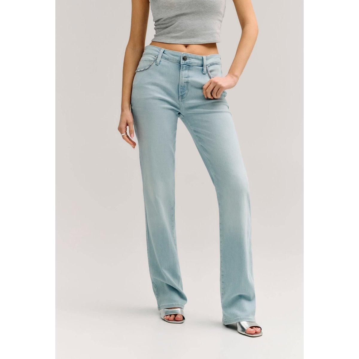 Jean Sexy Straight bleu clair, GUESS