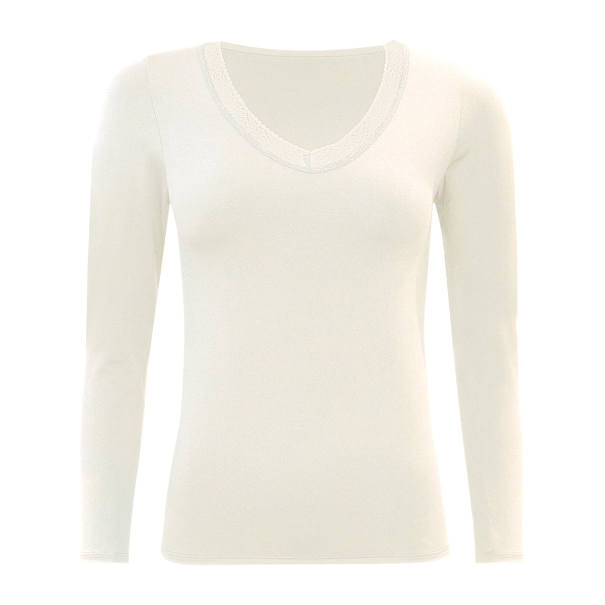 Tee-shirt manches longues THERMIK blanc, ATHENA