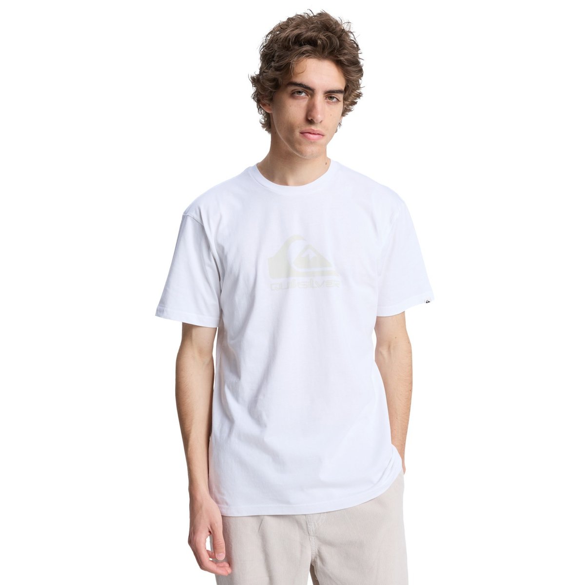 T-shirt à manches courtes EV COMP LOGO 2024 blanc white, QUIKSILVER