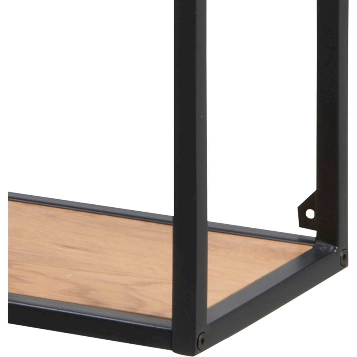 Étagère murale asymétrique métal style loft gris, RECOLLECTION