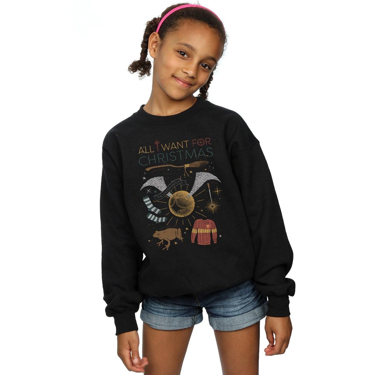 Sweat ALL WANT FOR noir, HARRY POTTER