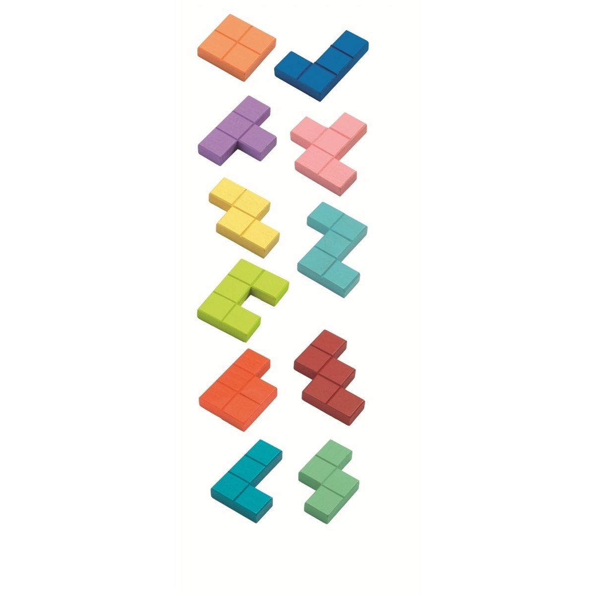 Polyssimo casse tête multicolore, DJECO