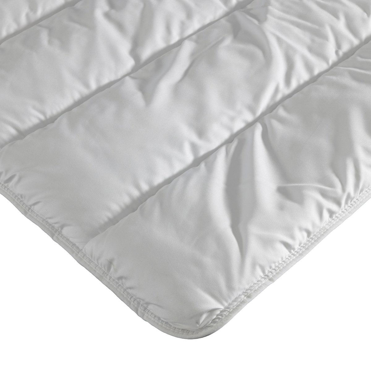 Surmatelas microfibre moelleux anti-acariens blanc, TERRE DE NUIT