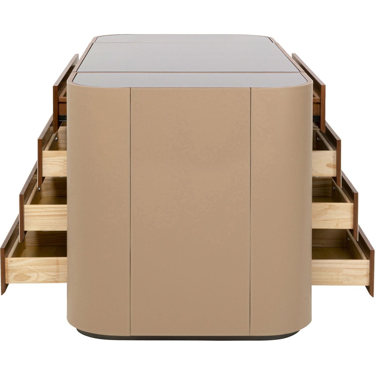 Commode double face en simili, TANGO marron, KARE DESIGN