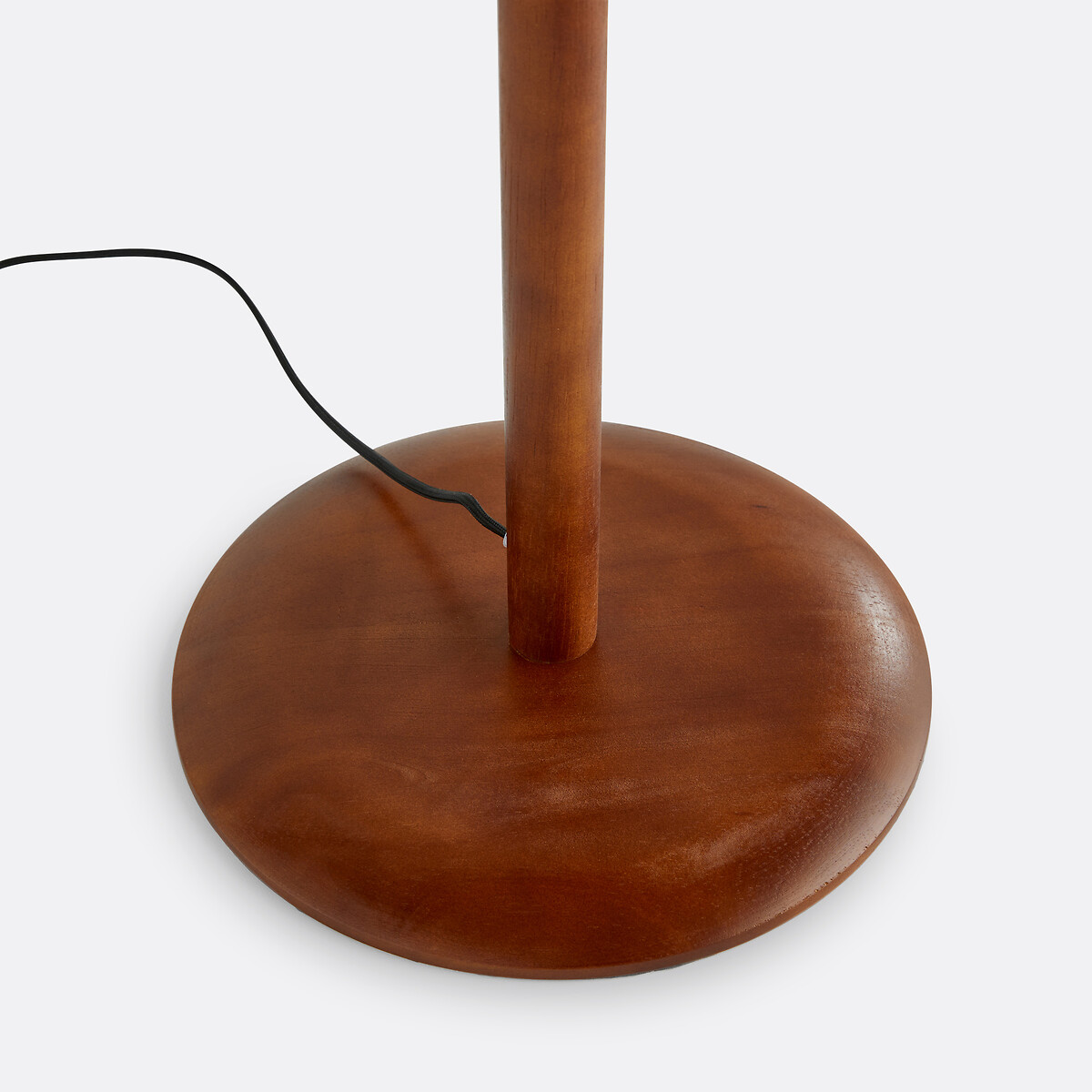 Lampadaire en hévéa et lin, Vintela marron, LA REDOUTE INTERIEURS