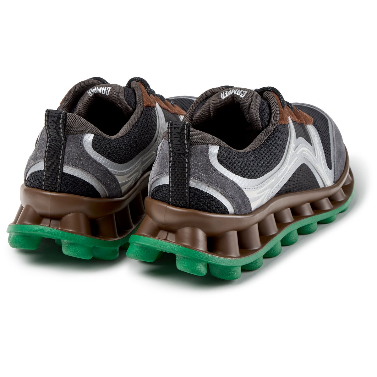 Baskets Pelotissima by Sunnei Technical Textile noir gris 002, CAMPER