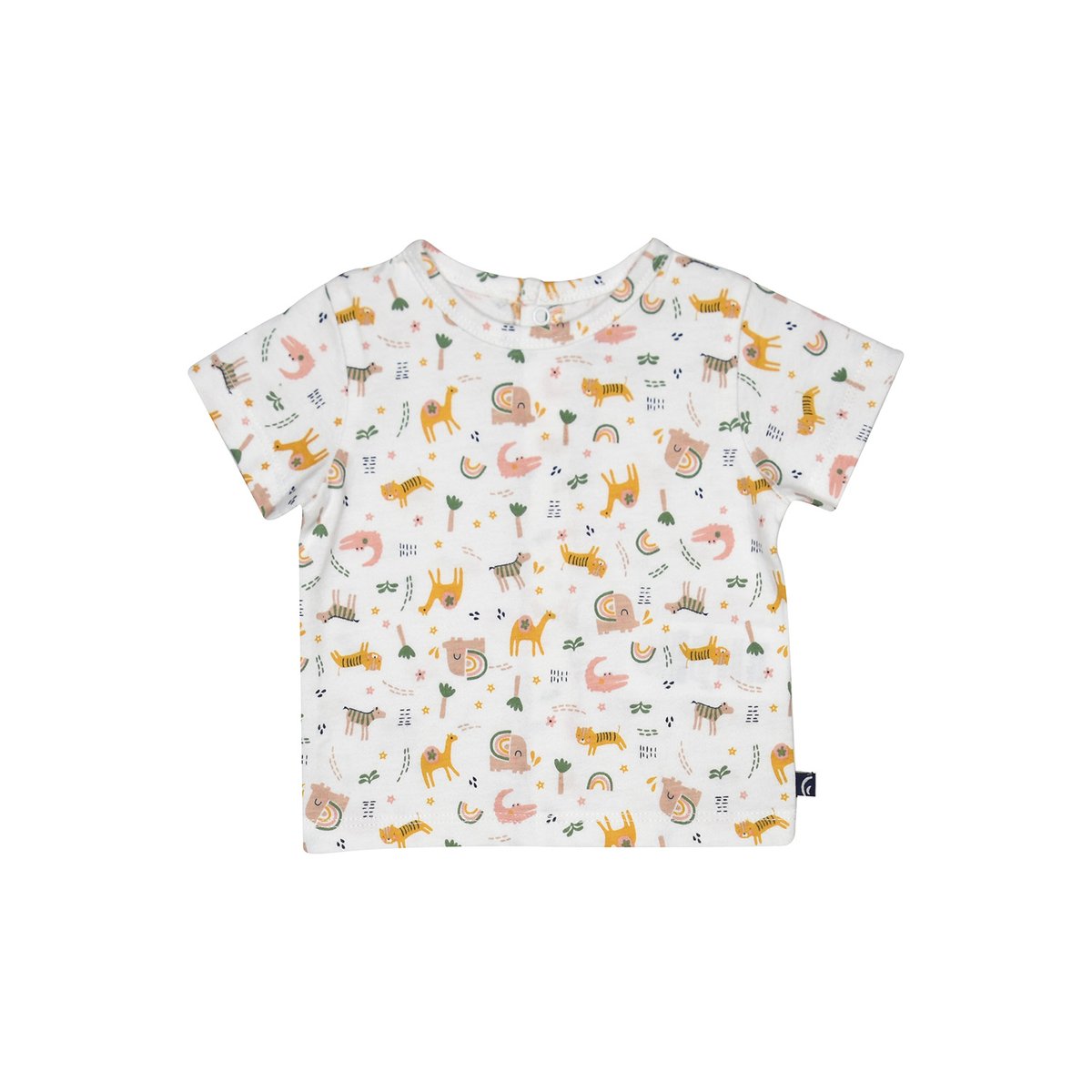Tshirt salopette laurent twill court naissance jaune, SUCRE D'ORGE