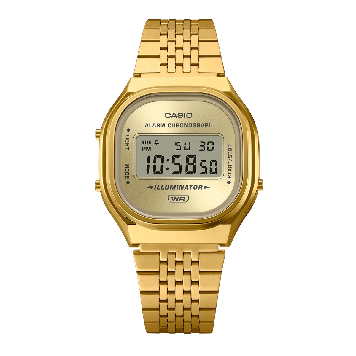 Montre Digital CASIO VINTAGE doré argenté doré, CASIO