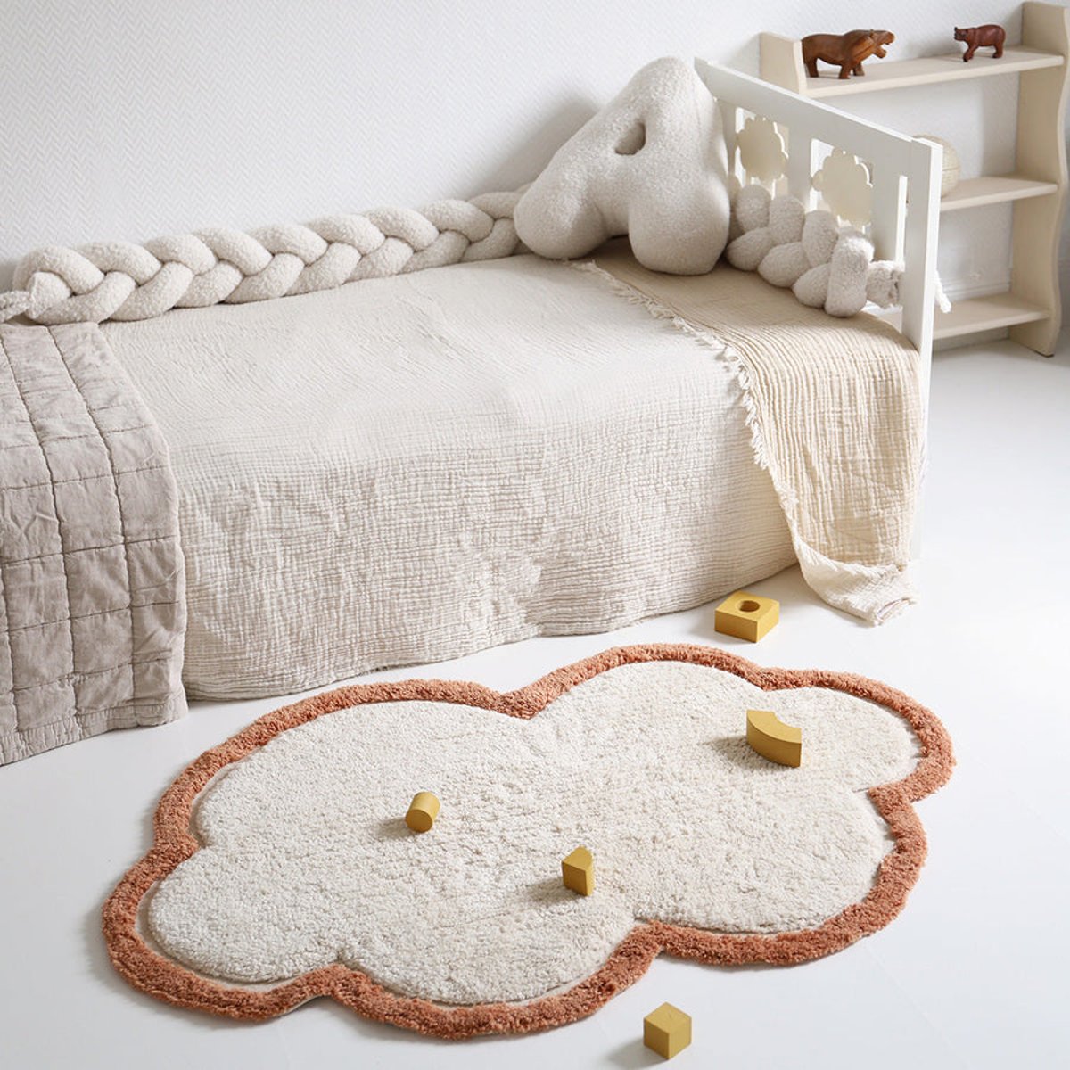 Tapis enfant nuage Little Nimbus Toffee toffee, NATTIOT