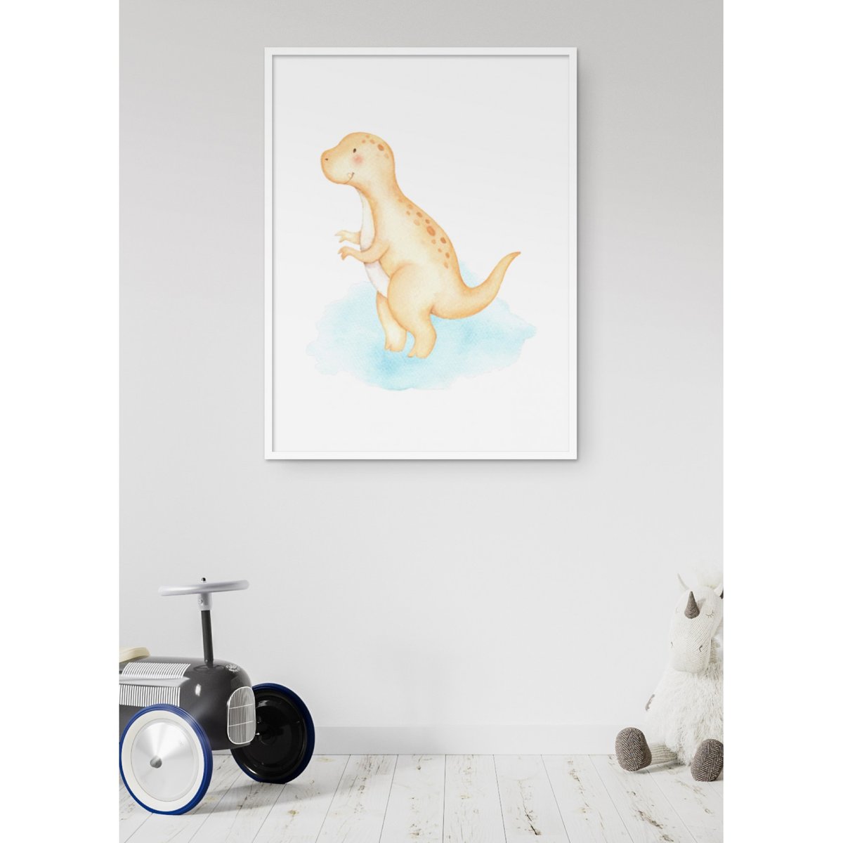 Affiche Enfant Tyrex blanc, L'AFFICHERIE