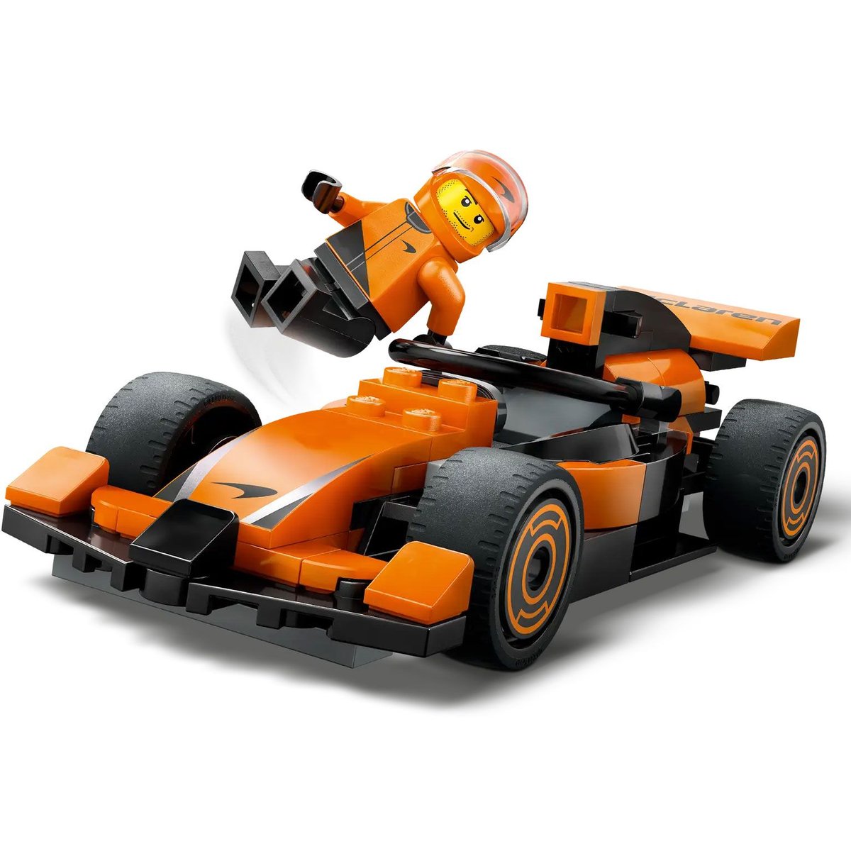 LEGO City - Voiture de course McLaren F1 avec pilote - 60442 multicolore, LEGO