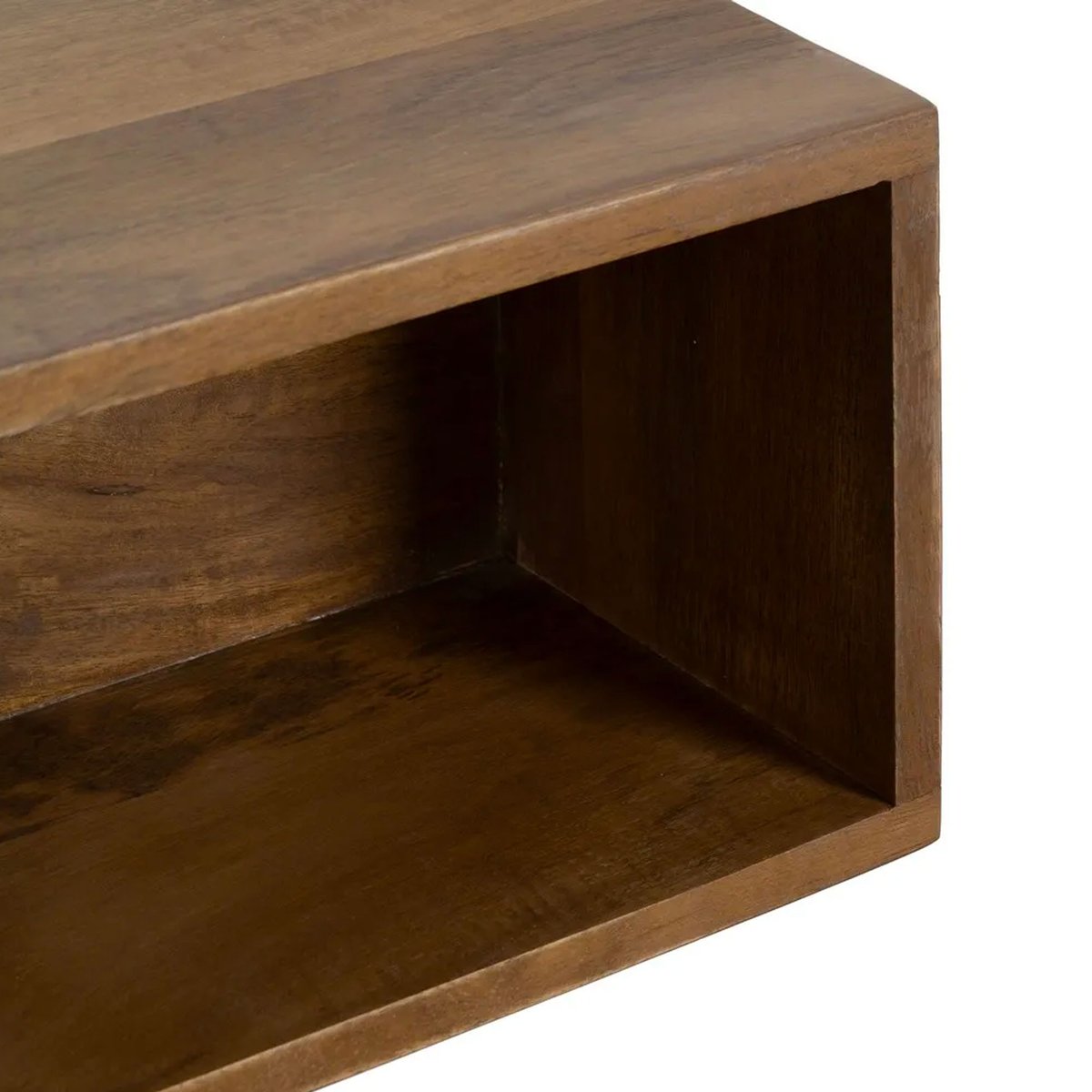 Table de chevet murale en bois de manguier 45x20x20cm bois, WADIGA