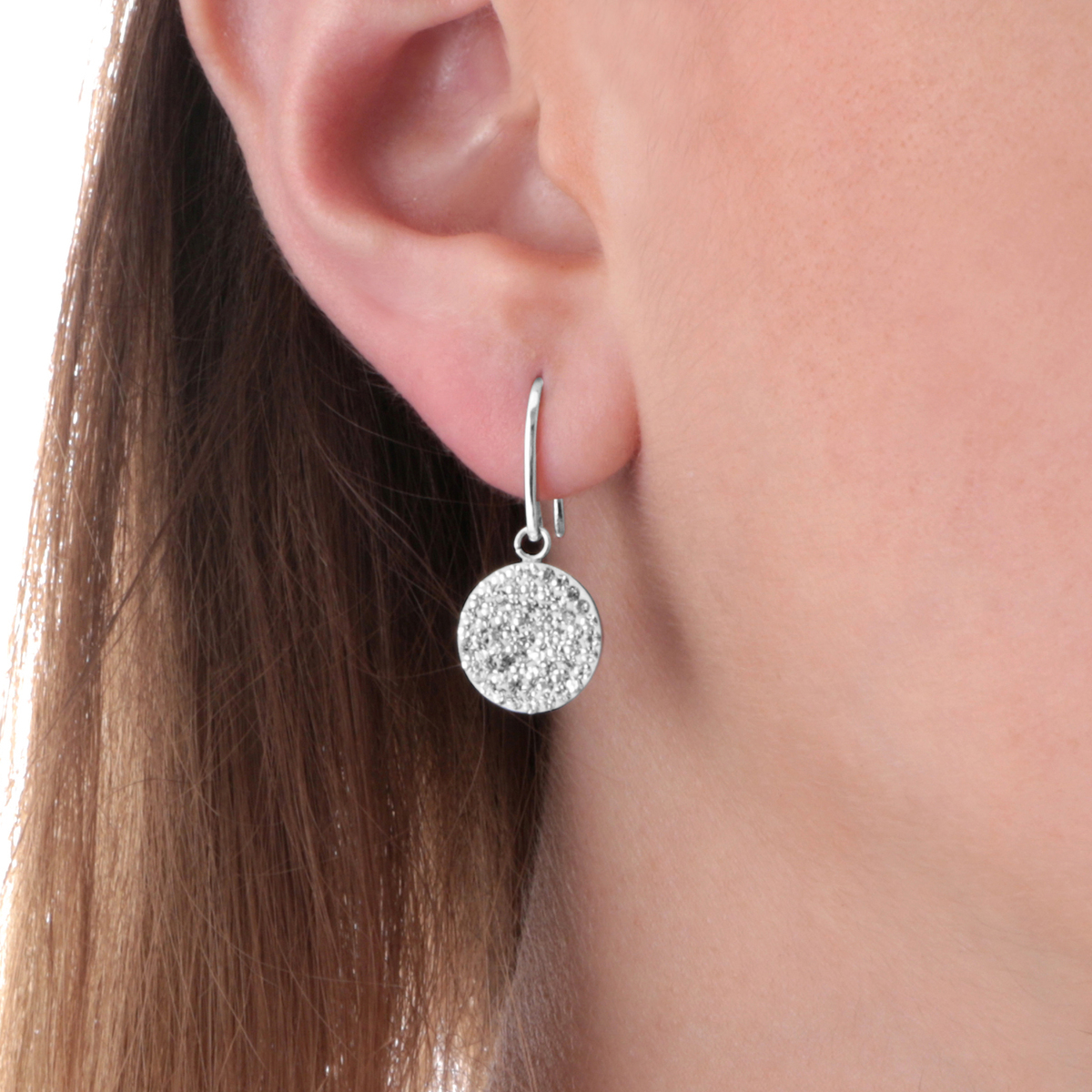 Boucles d'oreilles en argent 925 CRYSTAL argent, BLUESPIRIT