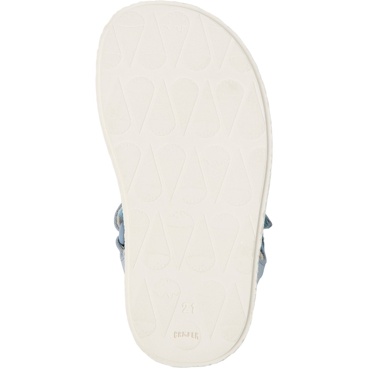 Sandales Miko cuir bleu clair, CAMPER