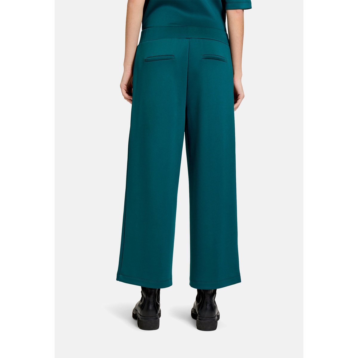 Jupe-culotte à nervures deep teal, BETTY & CO