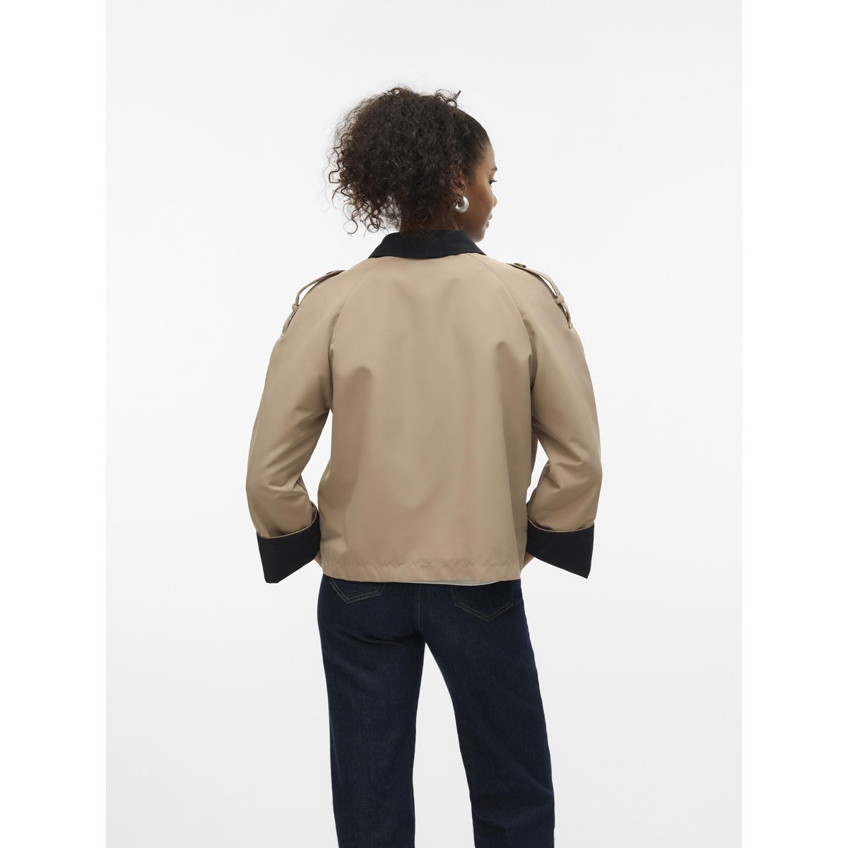 Parka Longue beige - silver mink, VERO MODA