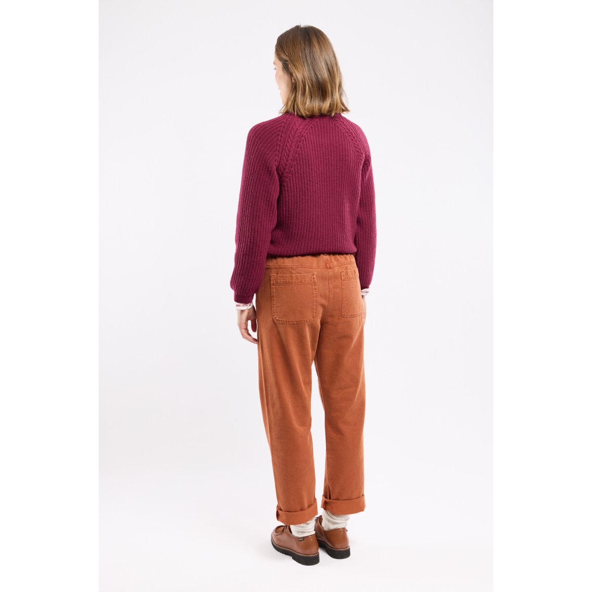 Jean taille élastique - coton rust, ARMOR-LUX