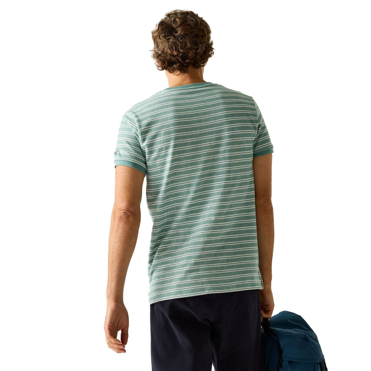 T-shirt motif/style rayé BENLIN blanc arctique, REGATTA