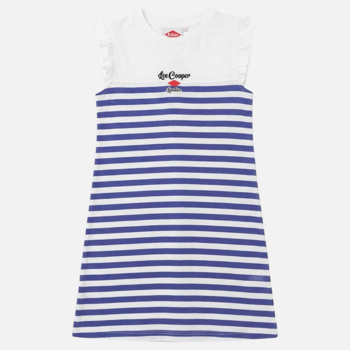 Robe manches courtes, col rond CROISIÈRE bleu, LEE COOPER