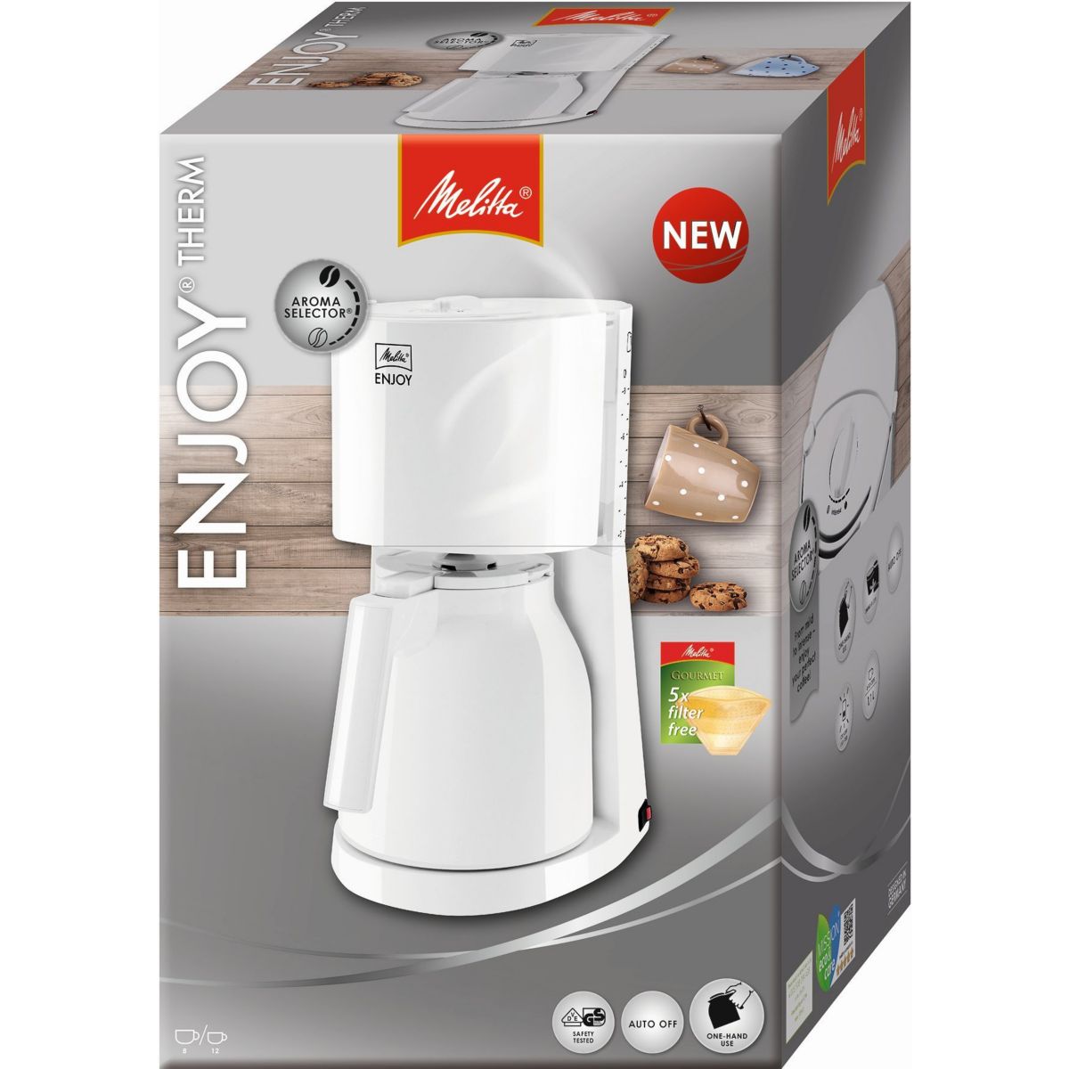 Cafetière isotherme Enjoy Therm Blanc blanc, MELITTA