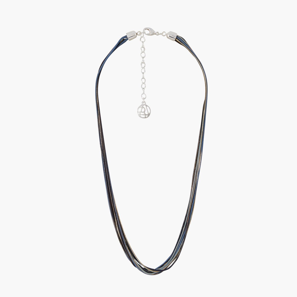 Collier multi rangs bleu et noir bleu, BALABOOSTE