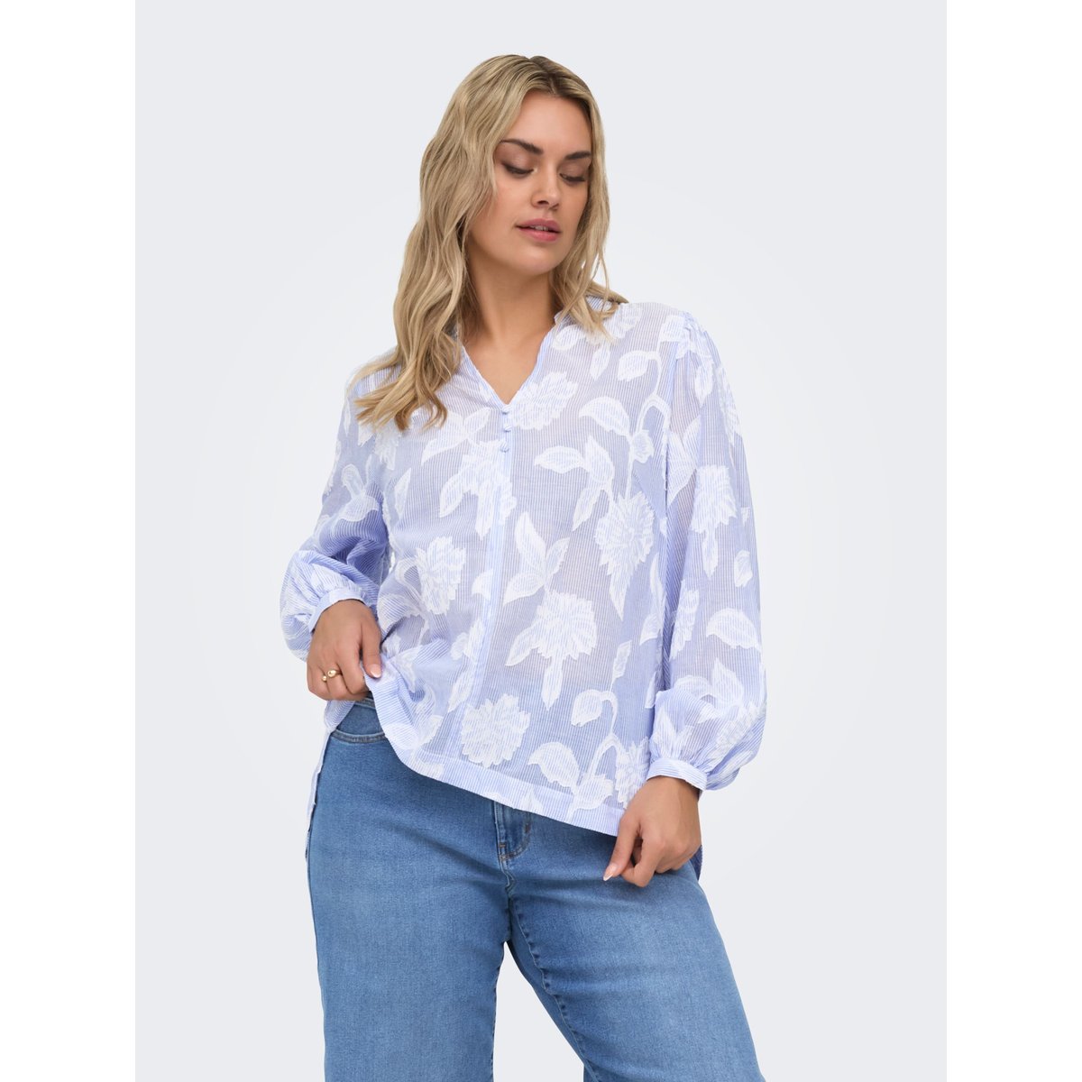 Chemise cashmere blue, ONLY CARMAKOMA
